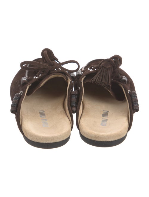 Miu Miu Suede Mules