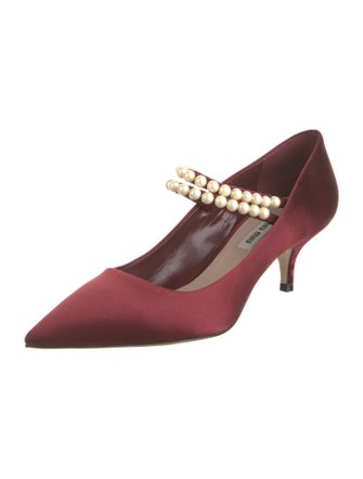 Miu Miu Satin Pumps