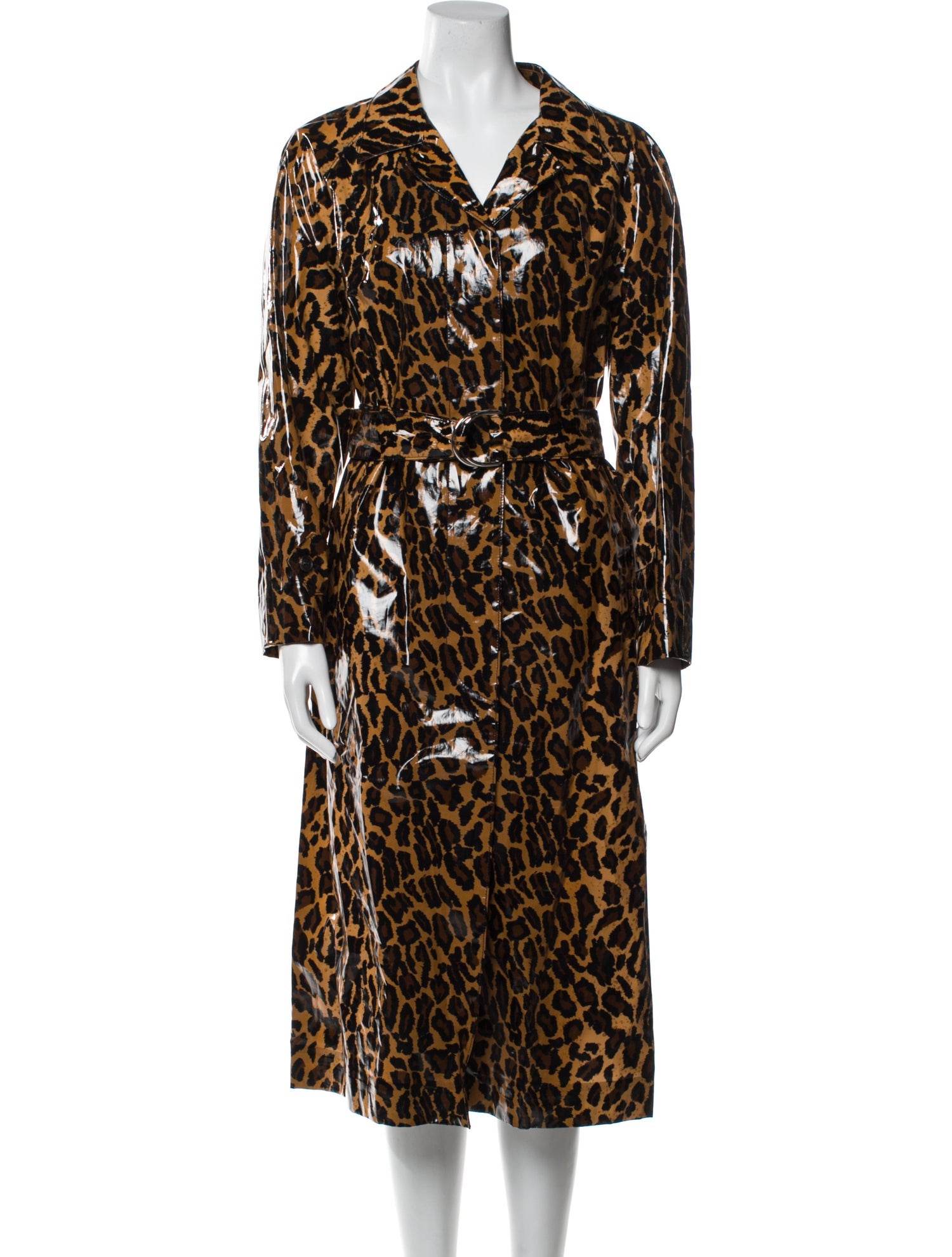 Miu Miu 2019 Animal Print Trench Coat w/ Tags