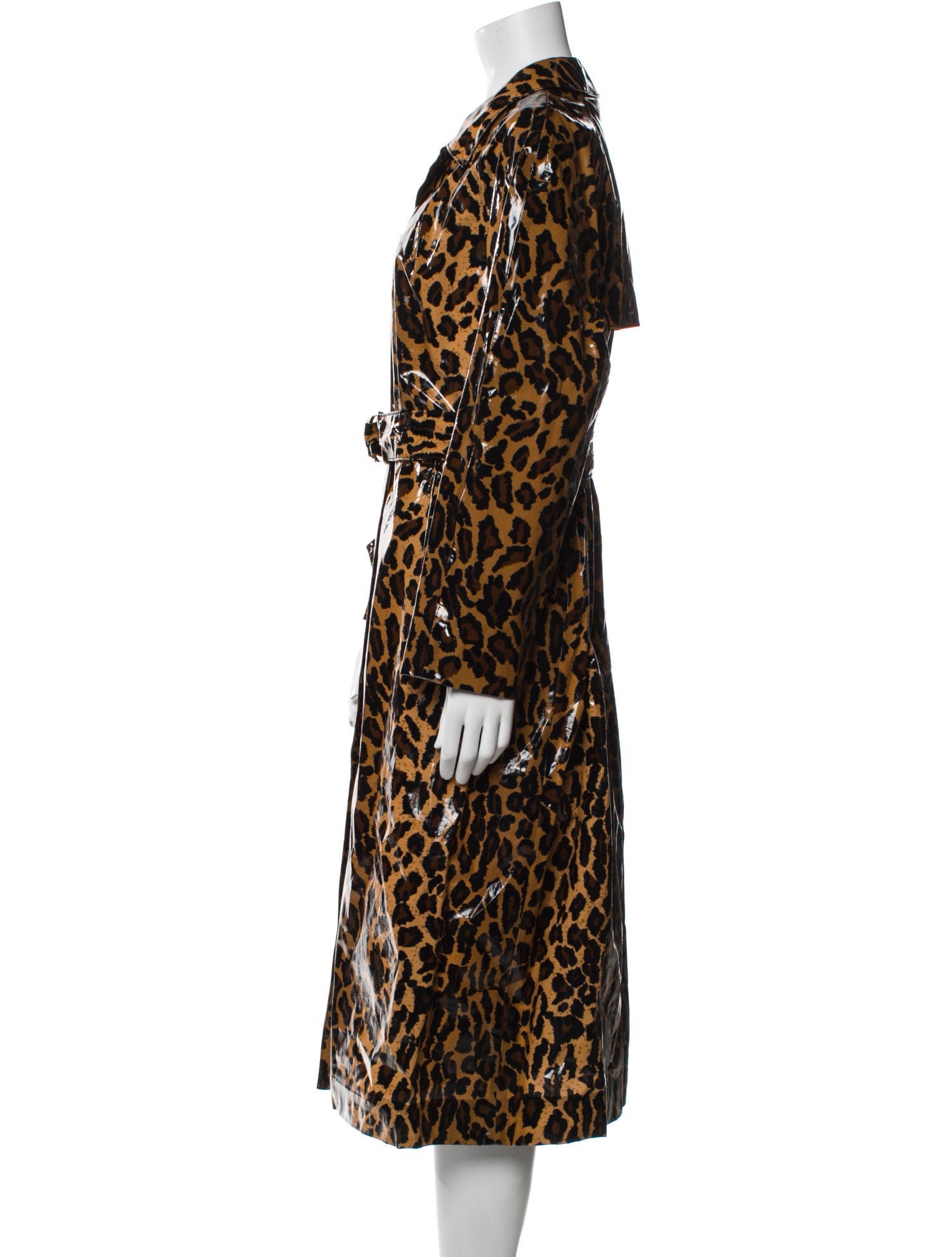 Miu Miu 2019 Animal Print Trench Coat w/ Tags