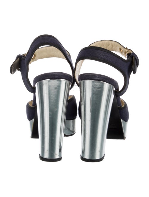 Miu Miu Canvas Slingback Pumps