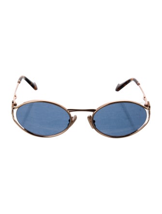 Miu Miu Round Mirrored Sunglasses