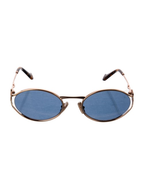 Miu Miu Round Mirrored Sunglasses
