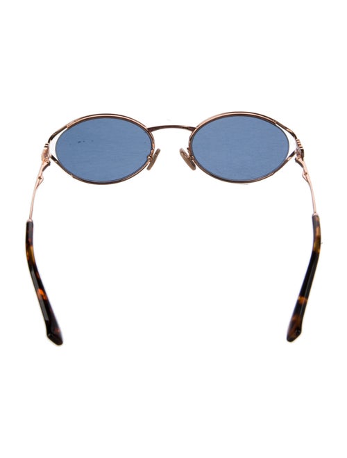 Miu Miu Round Mirrored Sunglasses