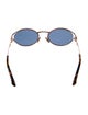 Miu Miu Round Mirrored Sunglasses