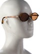 Miu Miu Round Tinted Sunglasses