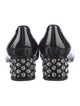 Miu Miu Patent Leather Crystal Embellishments Pumps