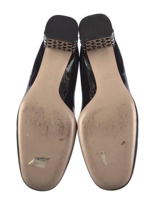 Miu Miu Patent Leather Crystal Embellishments Pumps