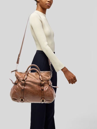 Miu Miu Leather Shoulder Bag
