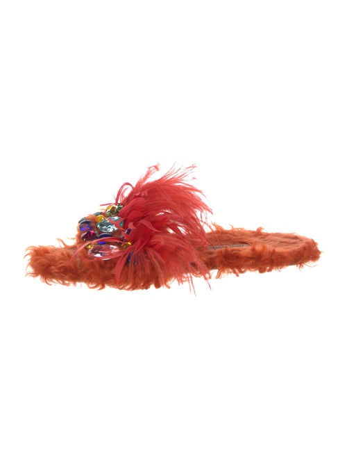 Miu Miu Shearling Slides