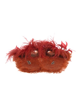 Miu Miu Shearling Slides