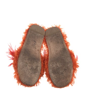 Miu Miu Shearling Slides