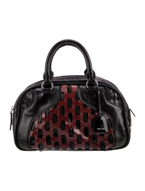 Miu Miu Leather Top Handle Bag