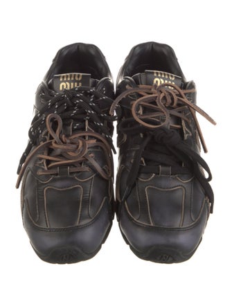 Miu Miu Leather Sneakers