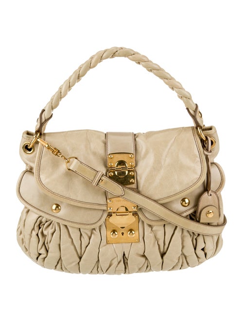 Miu Miu Leather Shoulder Bag