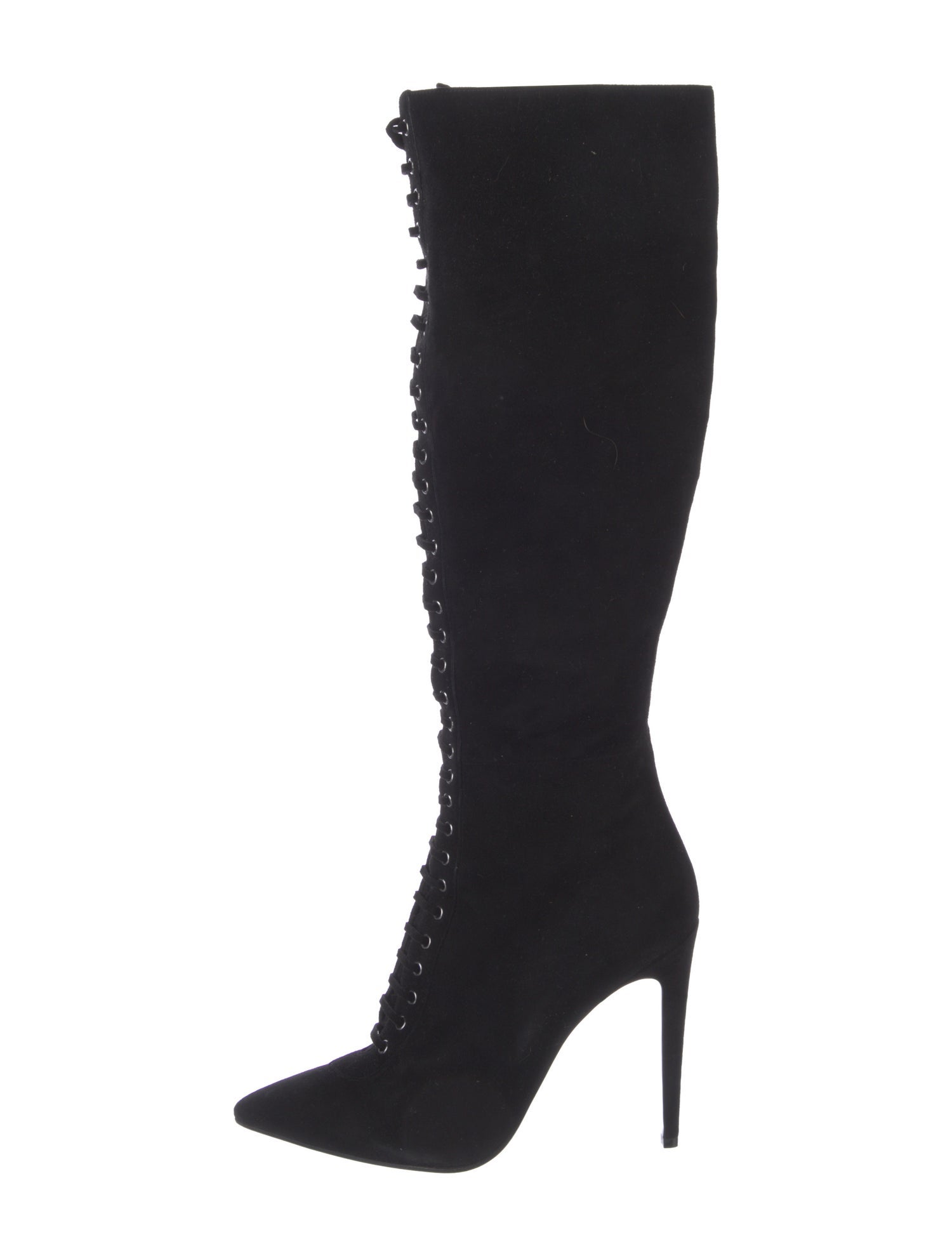 Miu Miu Suede Lace-Up Boots