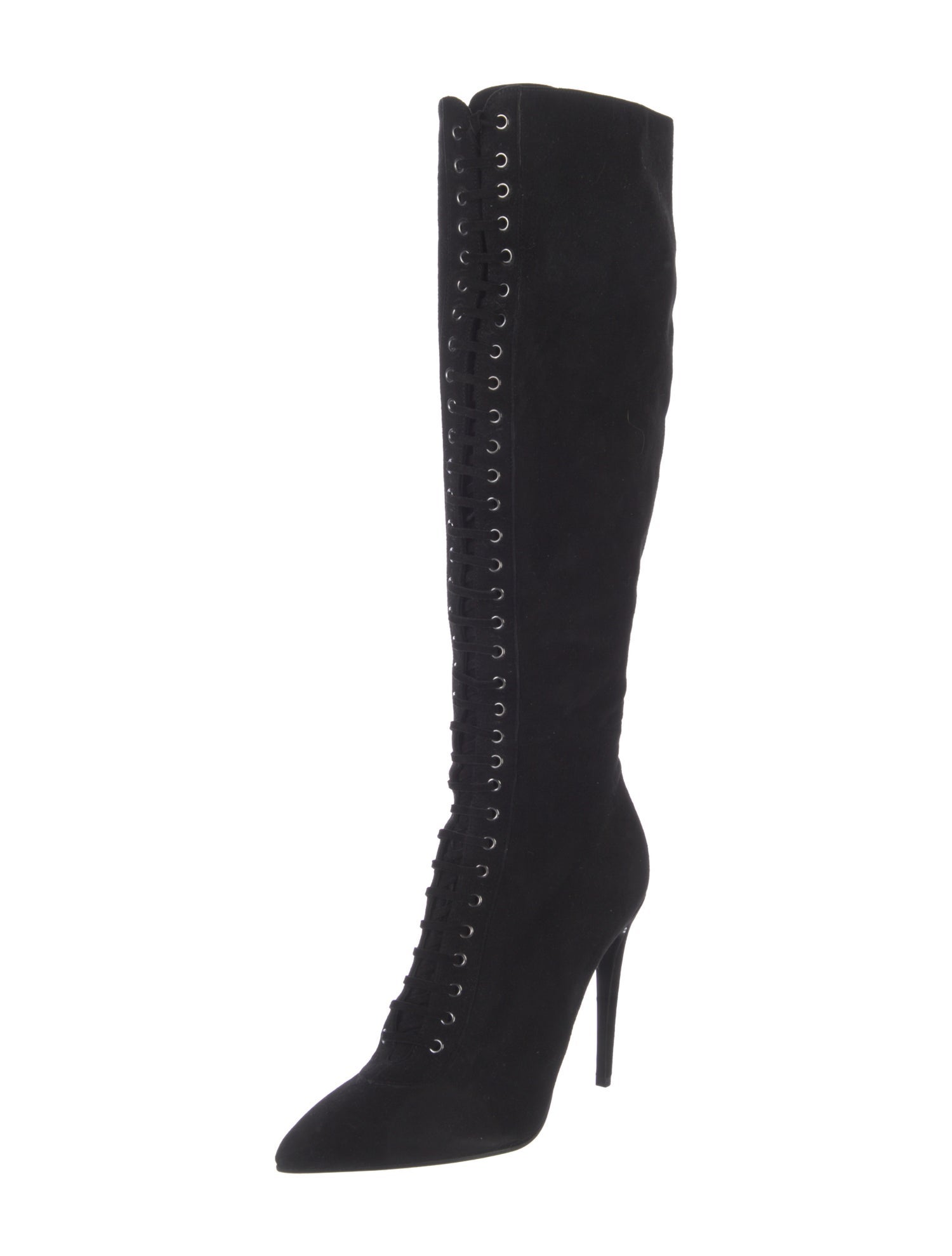 Miu Miu Suede Lace-Up Boots