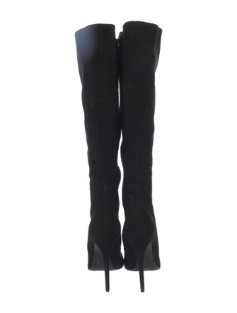 Miu Miu Suede Lace-Up Boots