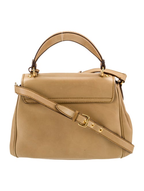 Miu Miu Leather Top Handle Bag