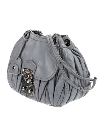 Miu Miu Leather Messenger Bag