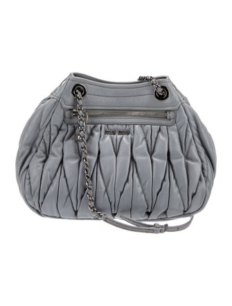 Miu Miu Leather Messenger Bag