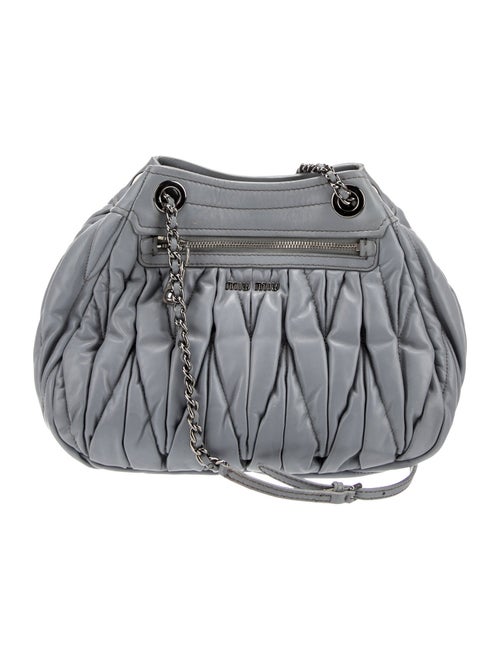 Miu Miu Leather Messenger Bag