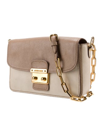 Miu Miu Leather Crossbody Bag