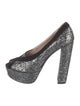 Miu Miu Glitter Glitter Accents Pumps