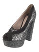 Miu Miu Glitter Glitter Accents Pumps