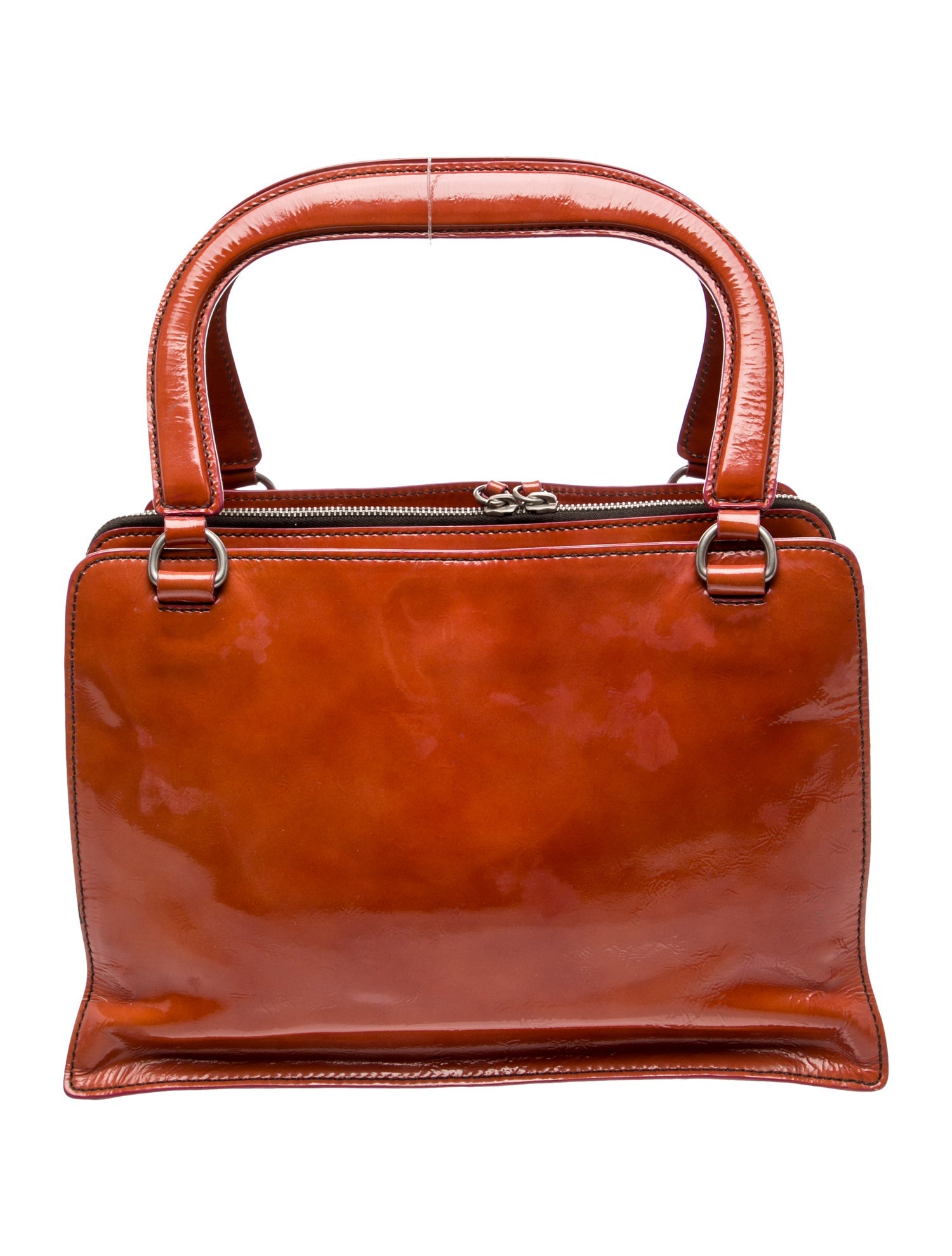 Miu Miu Patent Leather Top Handle Bag Vintage