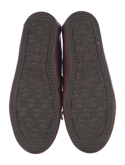 Miu Miu Leather Loafers