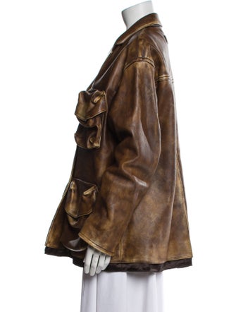 Miu Miu 2023 Leather Coat