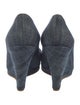 Miu Miu Denim Bow Accents Pumps