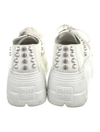 Miu Miu Leather Sneakers