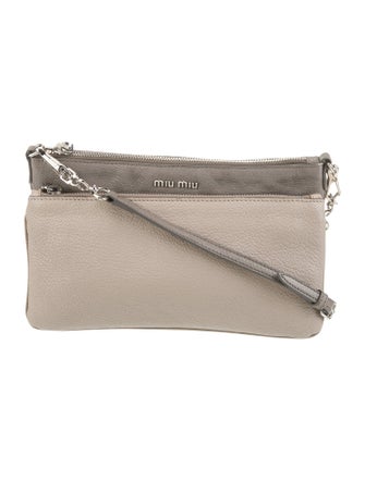 Miu Miu Leather Crossbody Bag