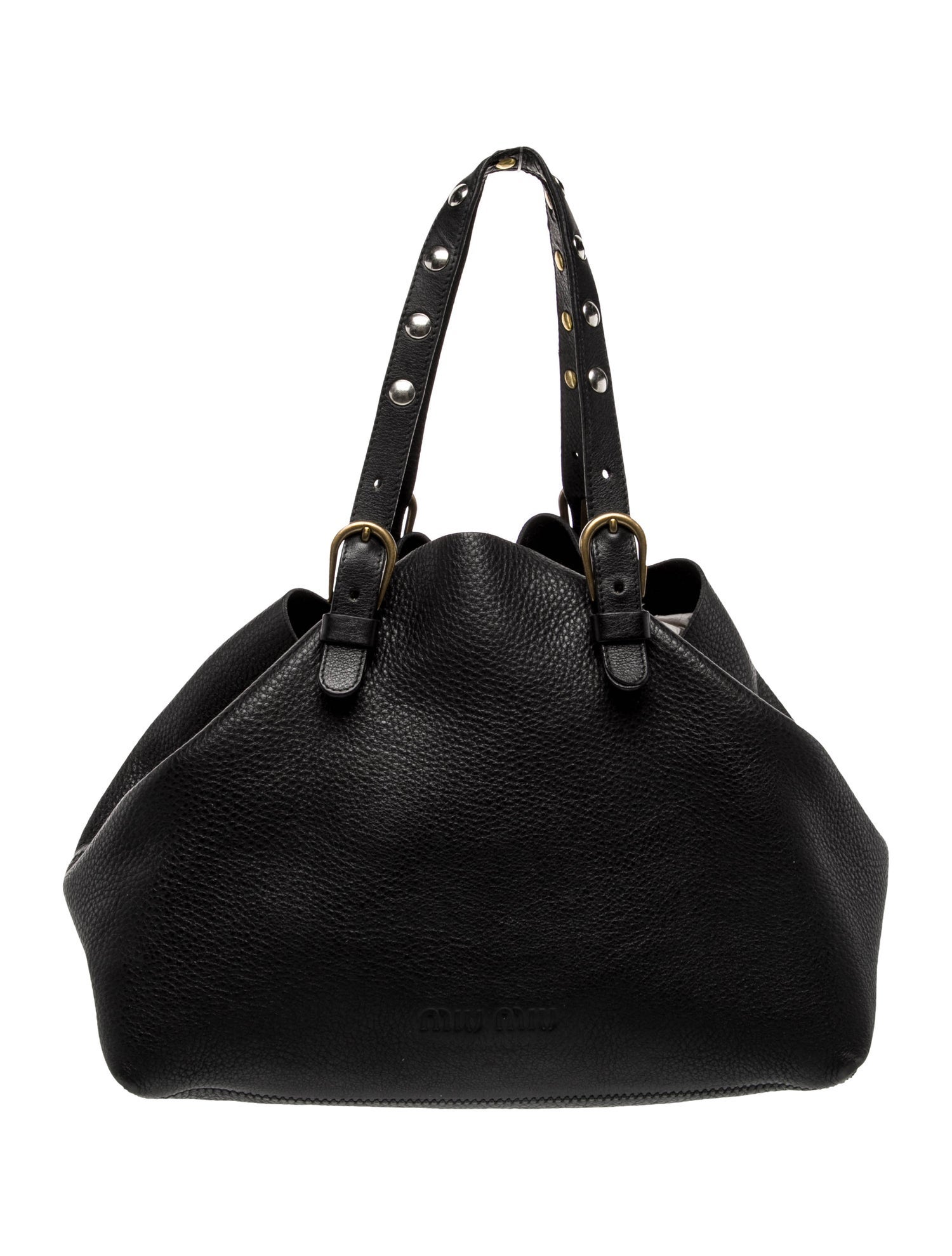 Miu Miu Leather Top Handle Bag
