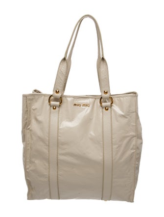 Miu Miu Patent Leather Tote
