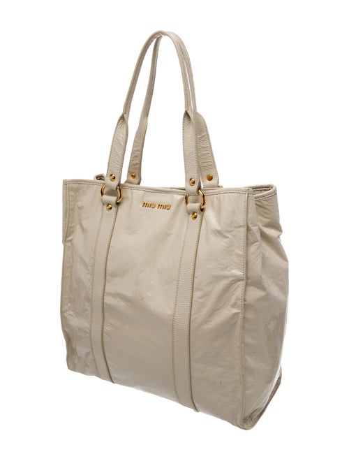 Miu Miu Patent Leather Tote