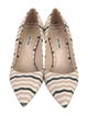 Miu Miu Leather Striped Pumps