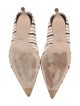 Miu Miu Leather Striped Pumps