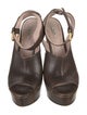 Miu Miu Leather Slingback Pumps