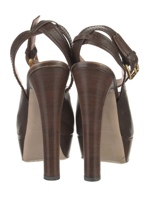 Miu Miu Leather Slingback Pumps