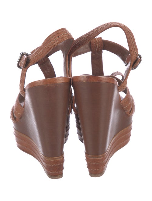 Miu Miu Leather T-Strap Sandals