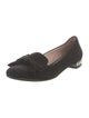 Miu Miu Suede Bow Accents Loafers