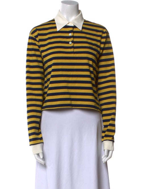 Miu Miu 2025 Striped Polo