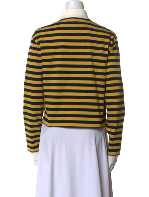 Miu Miu 2025 Striped Polo