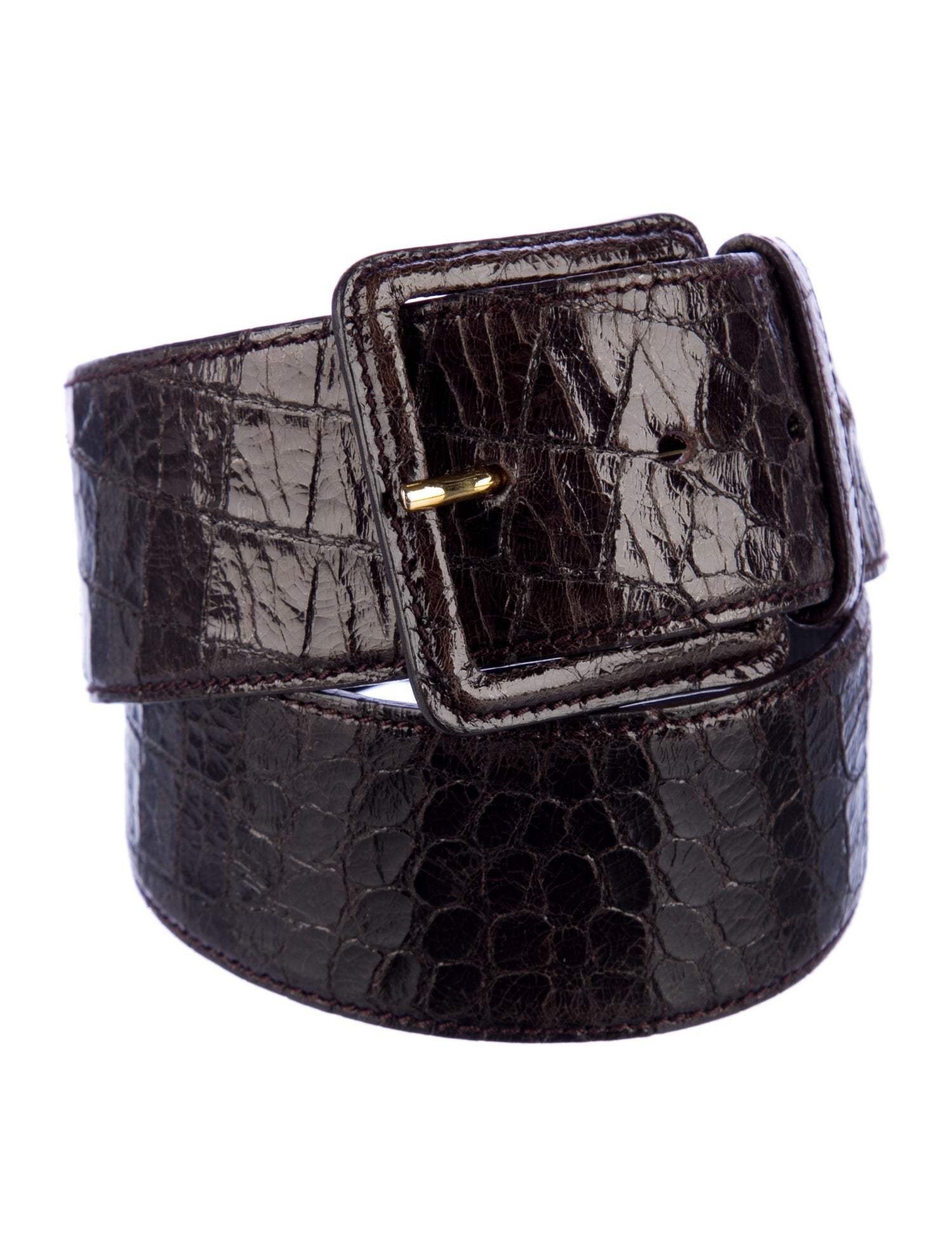 Miu Miu Vintage Embossed Leather Belt