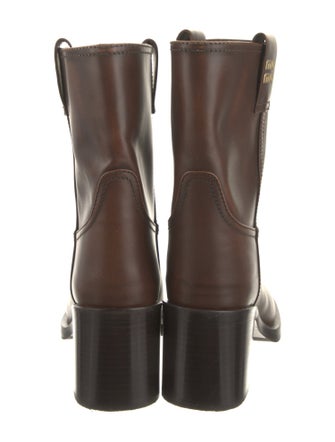 Miu Miu Leather Rain Boots