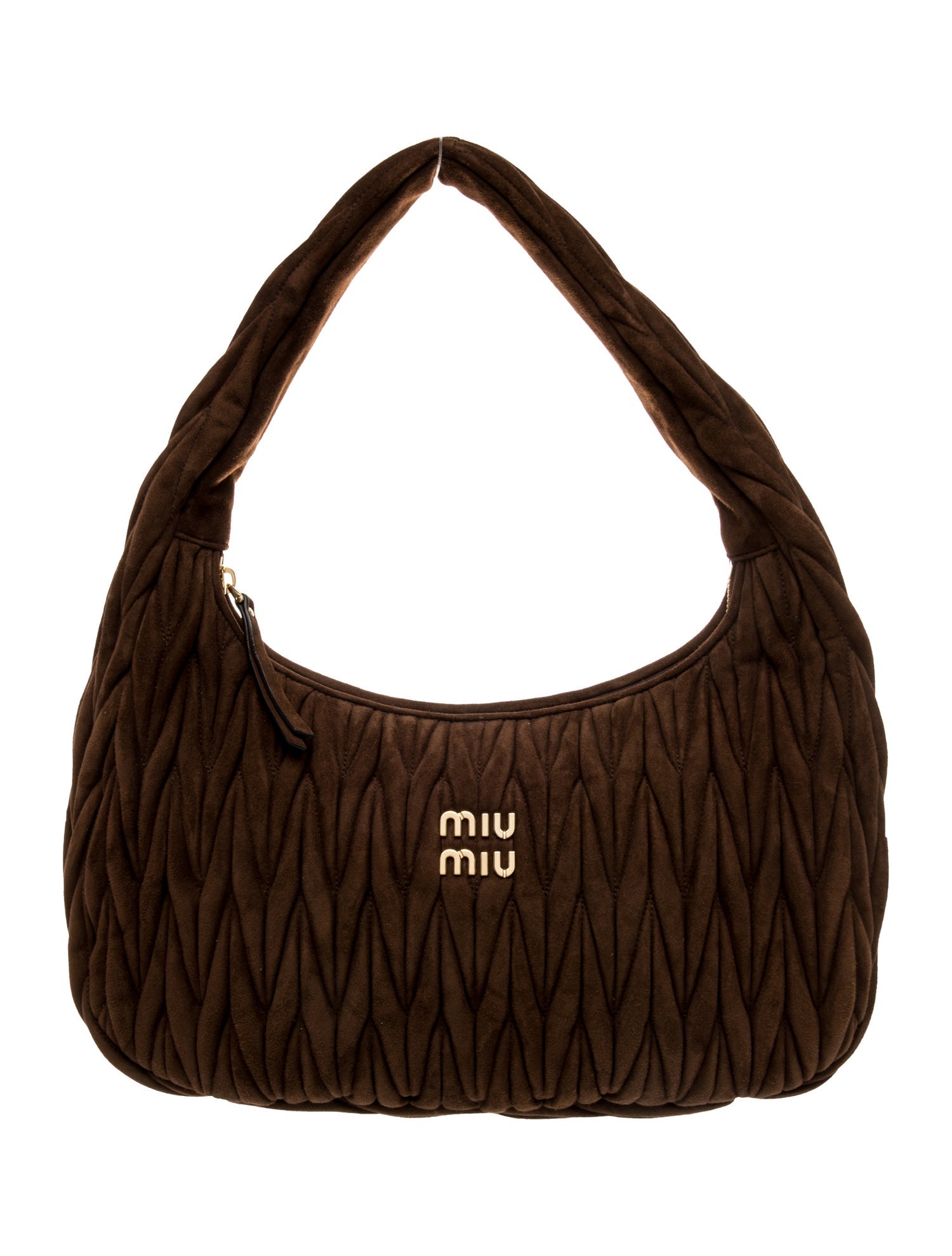 Miu Miu Suede Matelasse Wander XL 2025