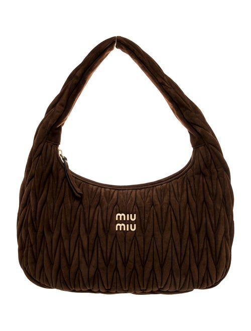 Miu Miu Suede Matelasse Wander XL 2025